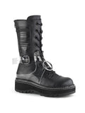 Black Faux Leather V885