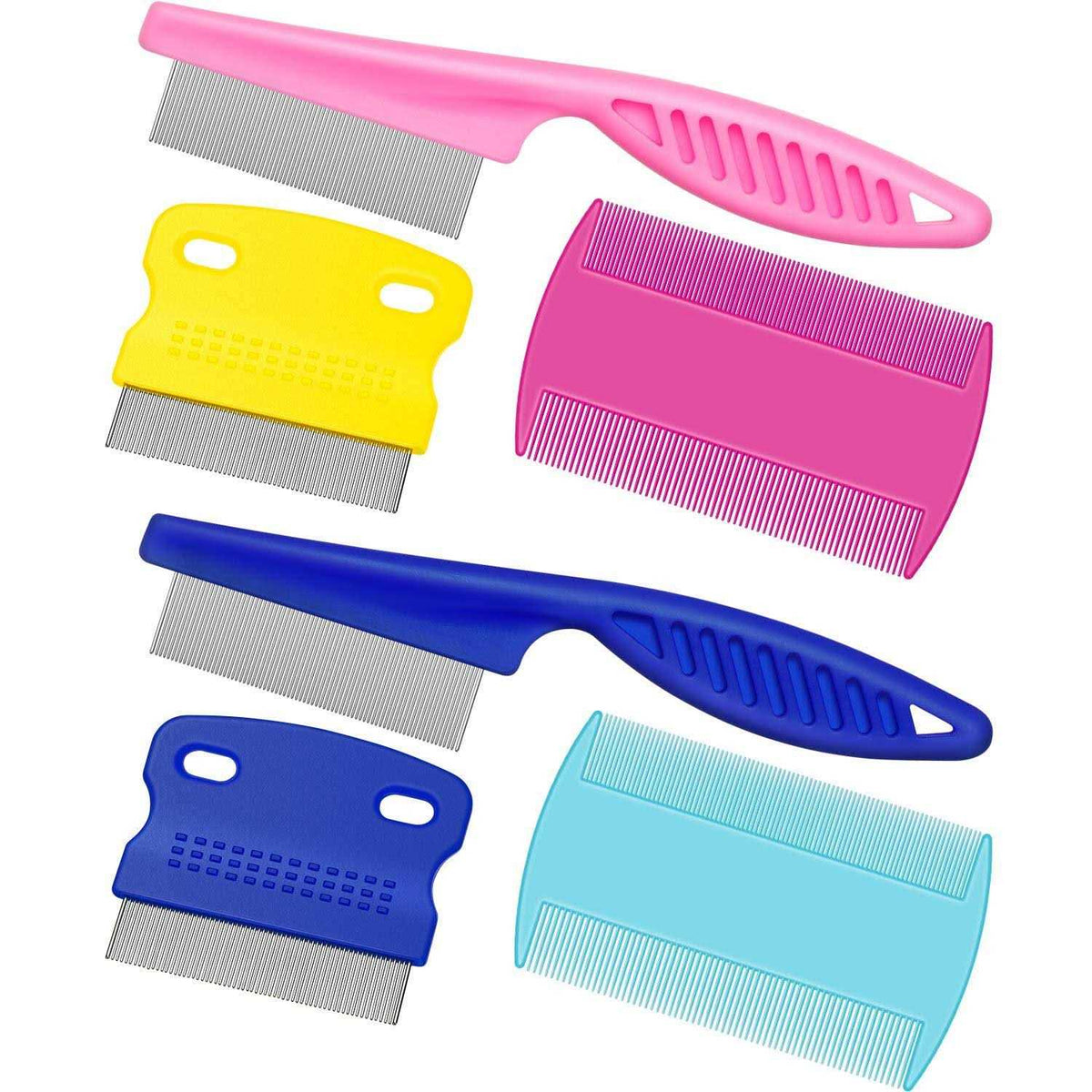 6 Pieces Pet Grooming Flea Combs A209584