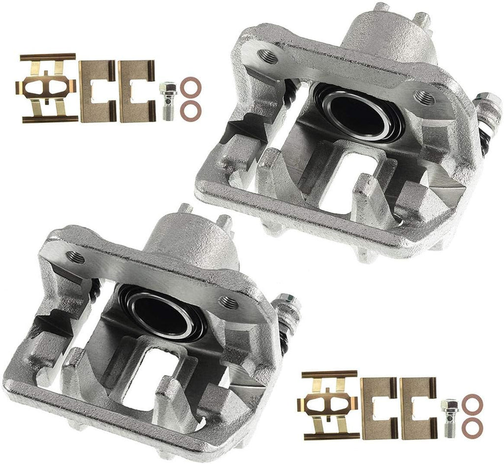Disc Brake Caliper Assembly with Bracket Rear Left and Right 2-PC Pack of 2 R741773