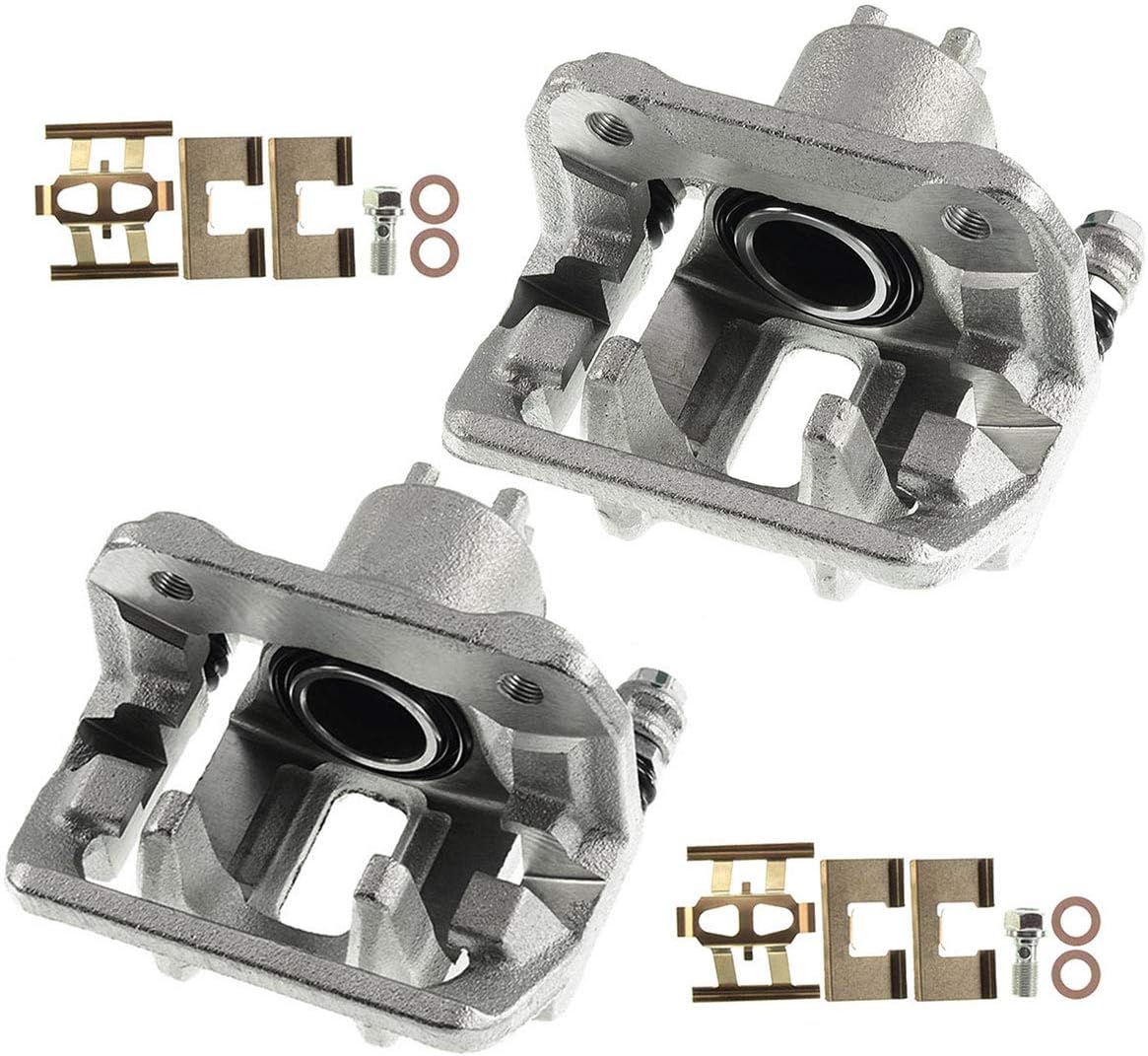 Disc Brake Caliper Assembly with Bracket Rear Left and Right 2-PC Pack of 2 R741773