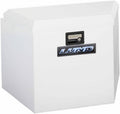White Universal Aluminum Trailer Tongue Storage Box P9835