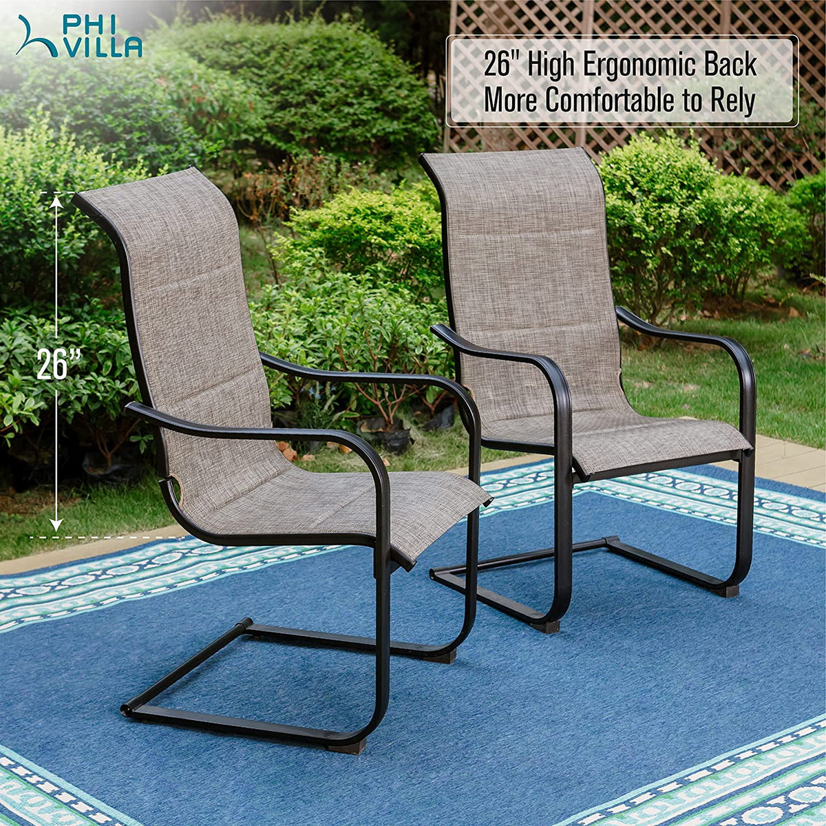 7 Pcs Outdoor Dining Table and Chairs Z1208