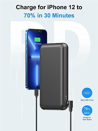 30000mAh 22.5W Fast Charging Power Bank with 4 Outputs T15824