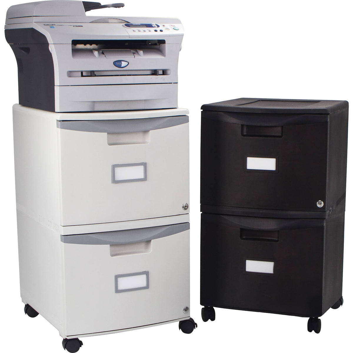 2-Drawer Mobile Filing Cabinet D375