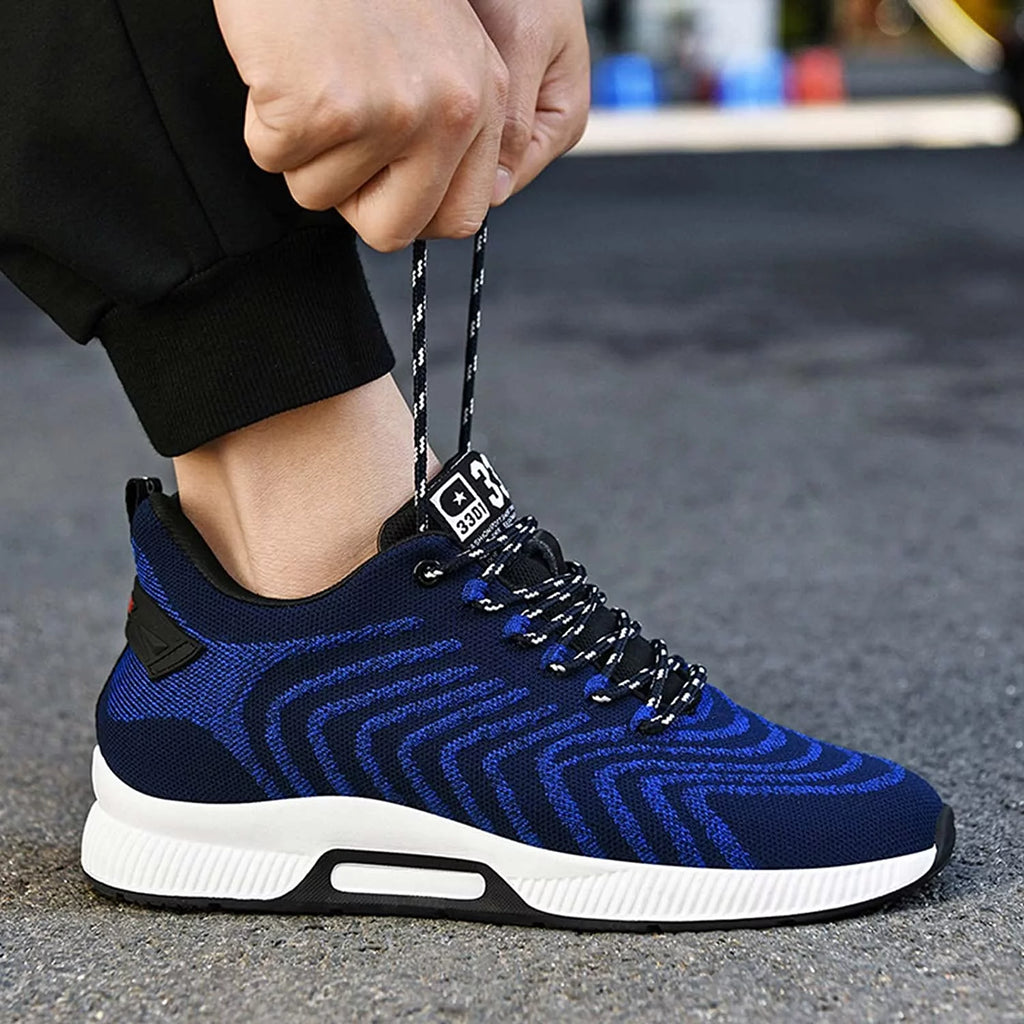 Men's Height Increasing Lace up Sneakers X545548