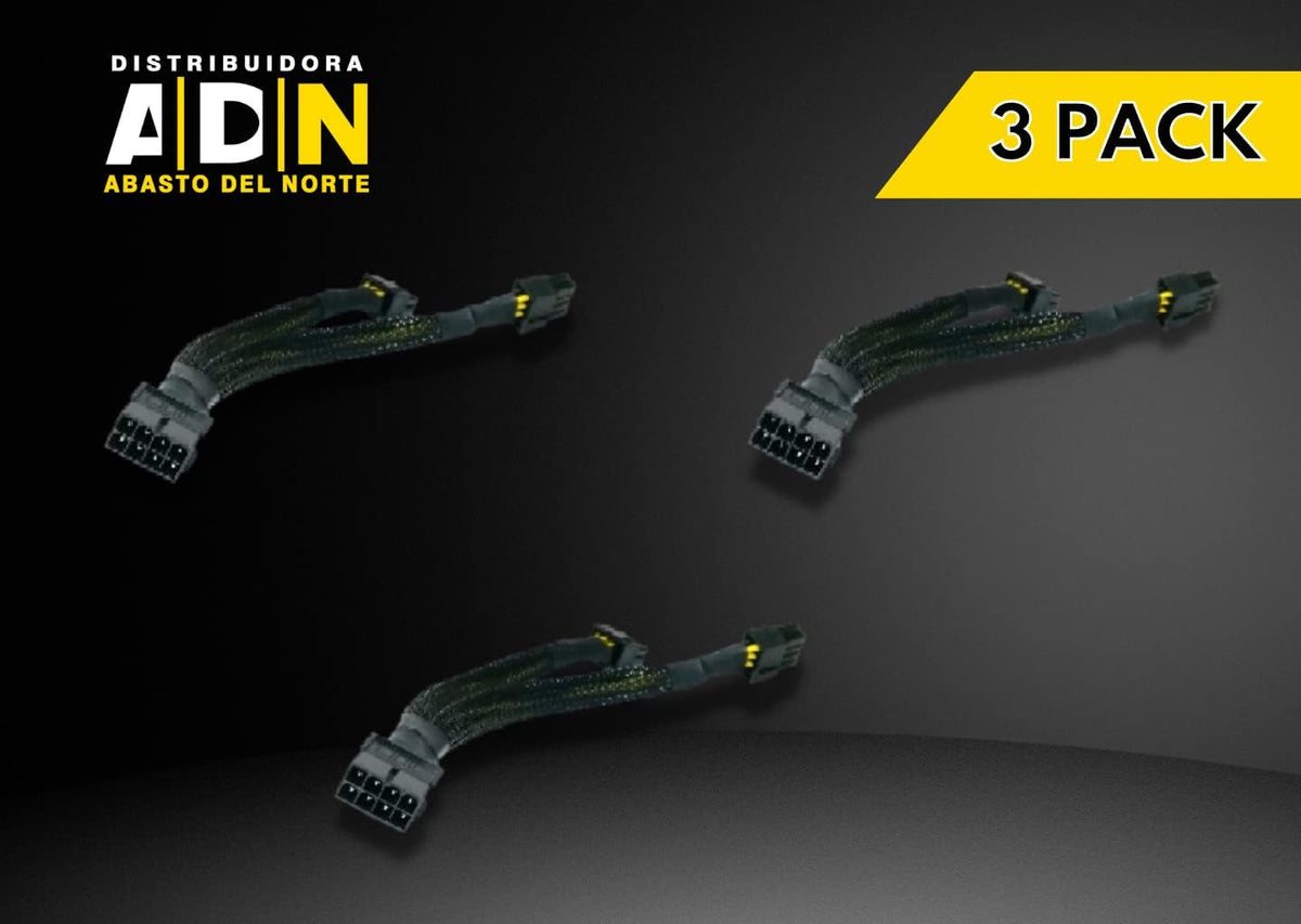 Pcie Splitter, 3 Packs, 8 pin pcie Cable D17838