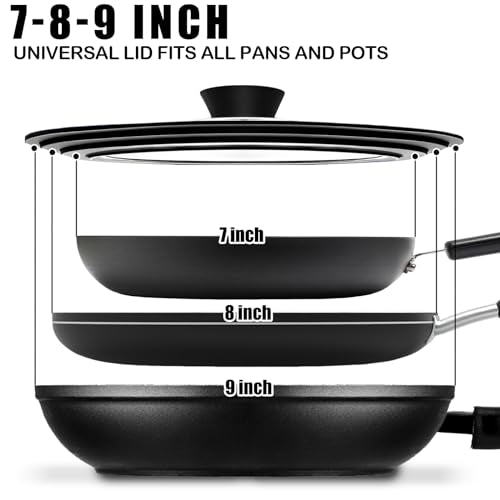 Silicone Lid for Pots, Pans and Skillets 7" to 12" K2862