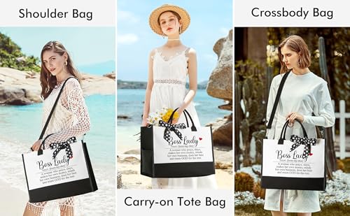 Canvas Tote Bag & Makeup Bag Gift Set Q9667