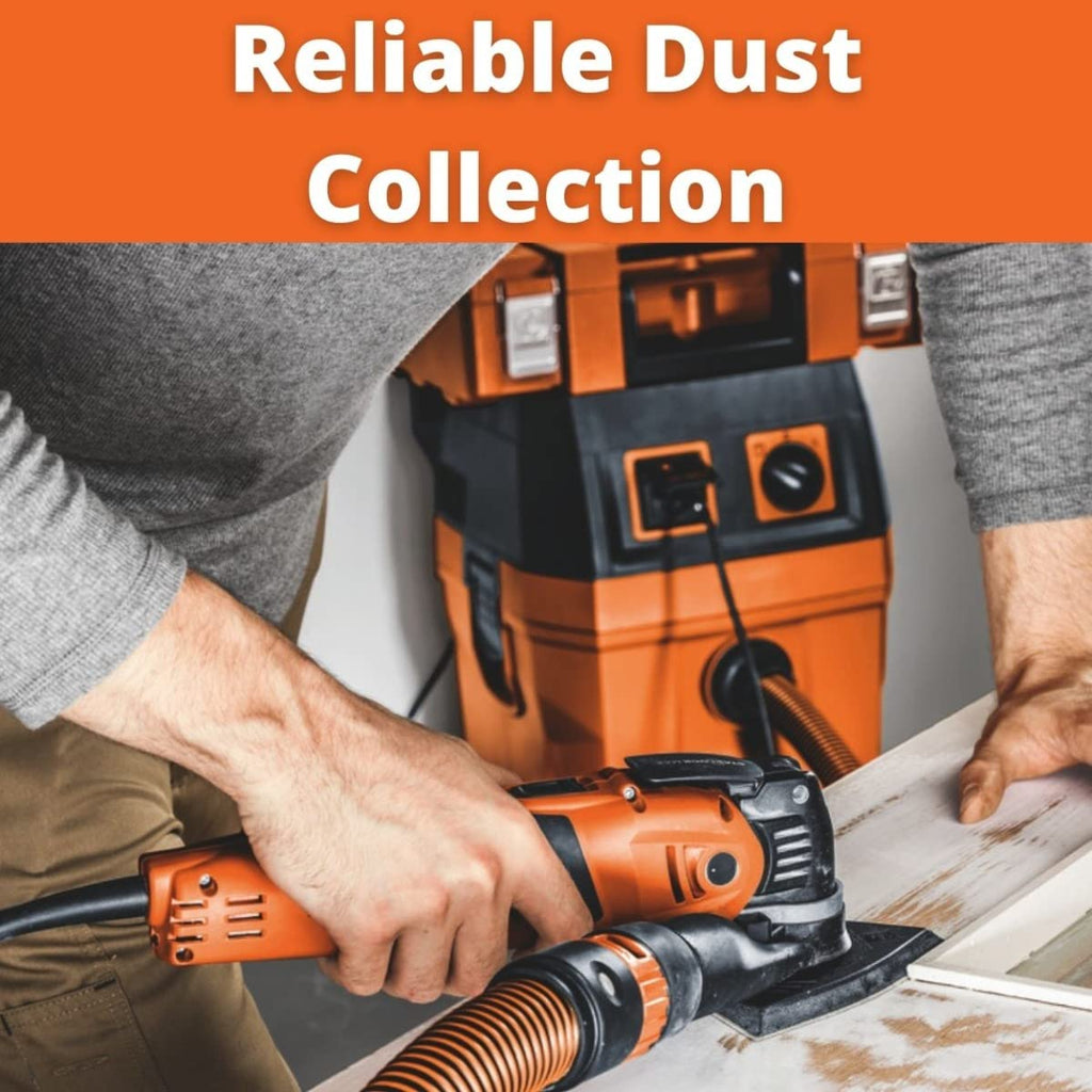 Turbo II Wet/Dry Dust Extractor Vacuum Cleaner, 151 CFM Suction Capacity, 98 PSI Static Water Lift O5995