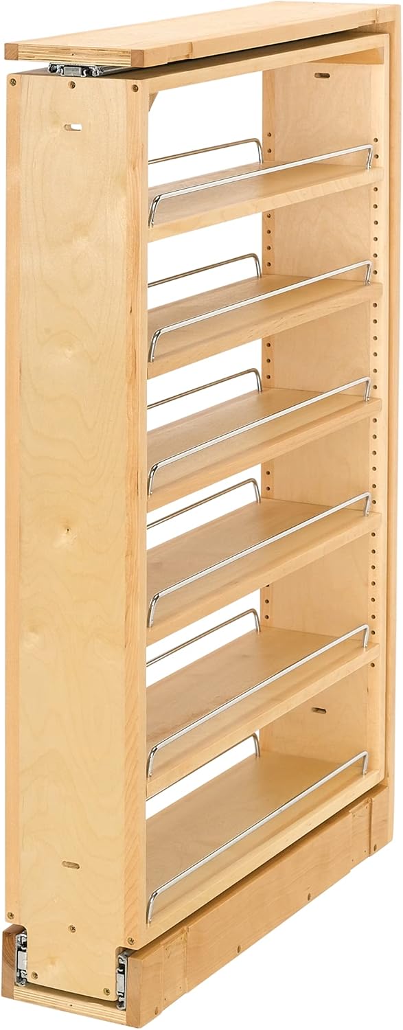Wood Tall Pull Out Organizer Y6009