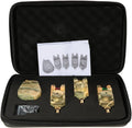 Wireless LED Fishing Bite Alarm Set with Case 3/4 Alarms + 1 Receiver J8843