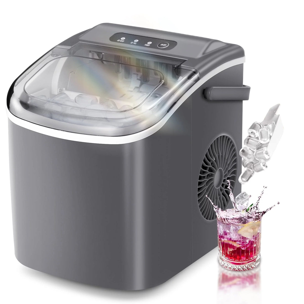 Portable Countertop Ice Maker 26lbs/24H Green M734990