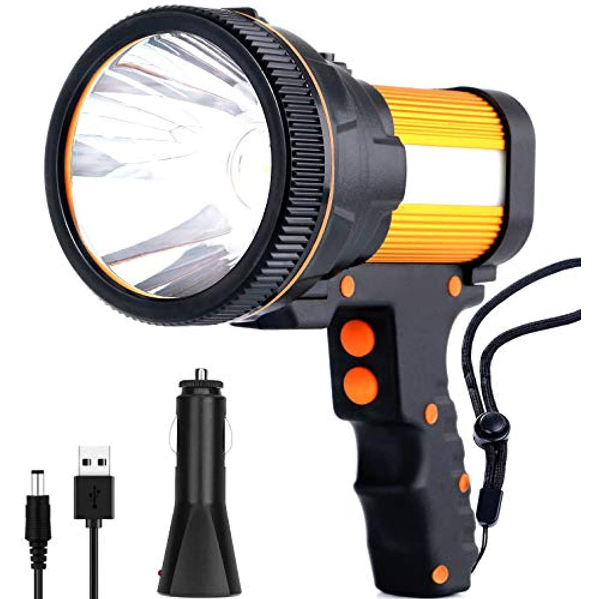 Rechargeable 7800 Lumens LED Spotlight with Tripod G45950
