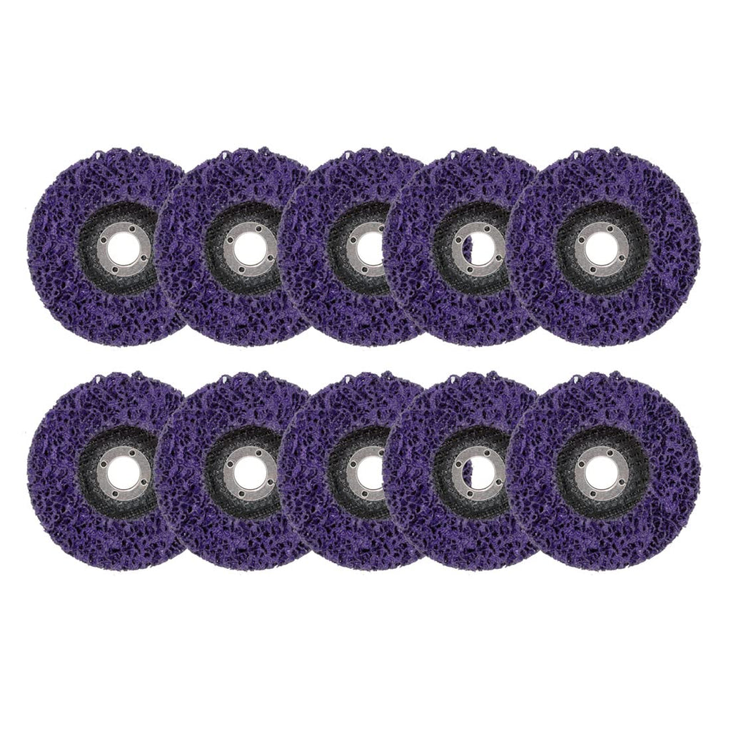 10 PCS 4" x 5/8" Strip Discs Strip Wheel G333
