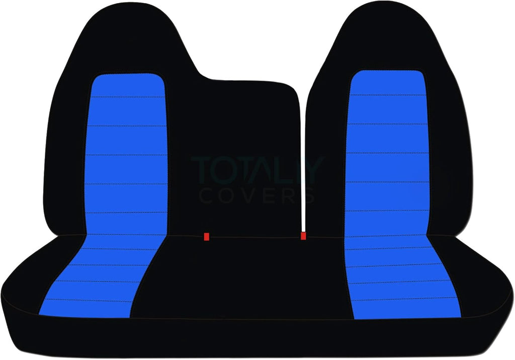 Black & Yellow Two-Tone Truck Seat Covers X895545
