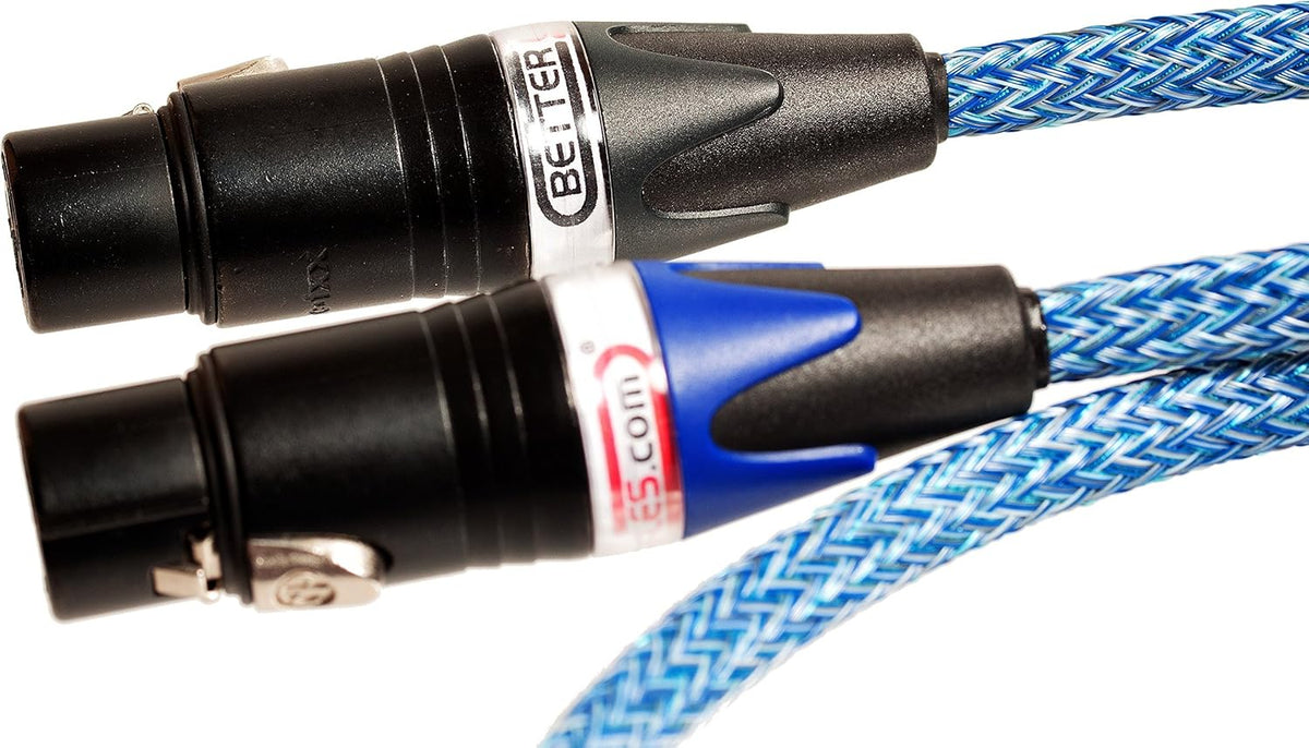 Blue XLR Cable Stereo Pair 2 Cables N905258