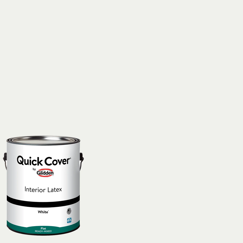 White Flat Interior Latex Paint 1 Gallon S606860