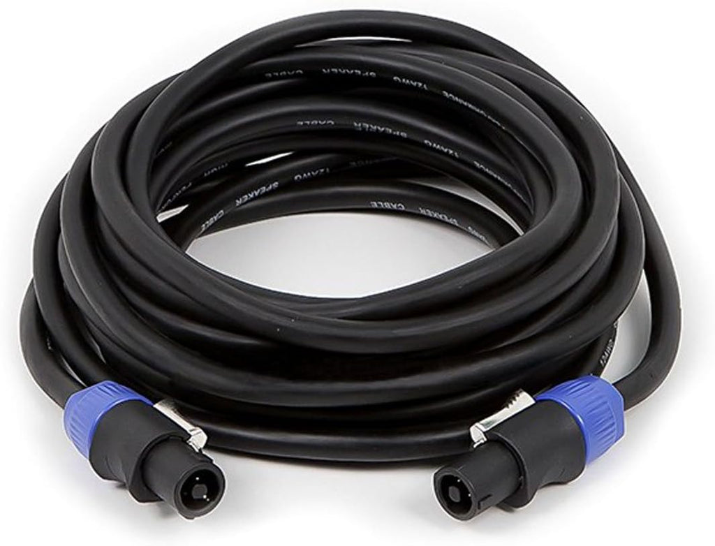 25ft 12AWG 2-conductor Speakon Type NL4FC Female to Speakon Type NL4FC Female Cable D207366