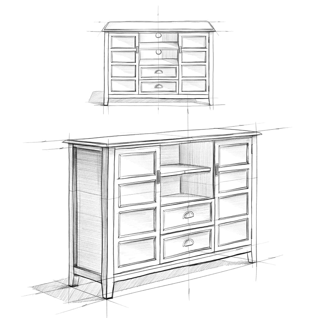 Tall TV Media Stand I56680
