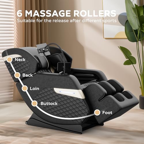 Massage Chair with Heat & Foot Rollers B4517