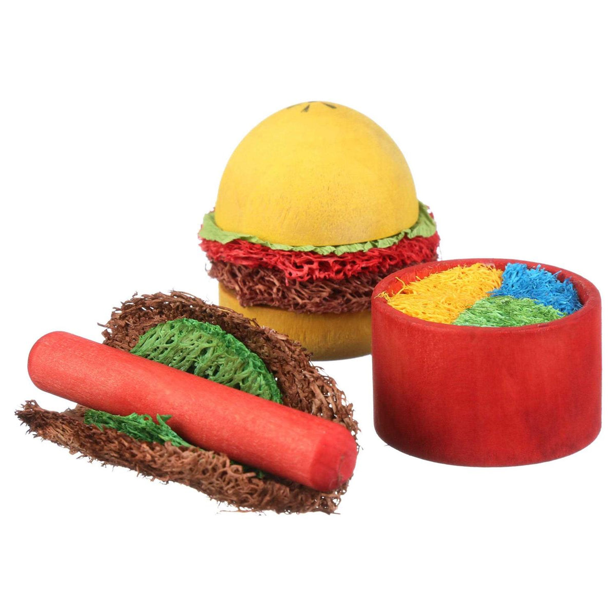 Wood & Loofah Small Animal Chews A6176