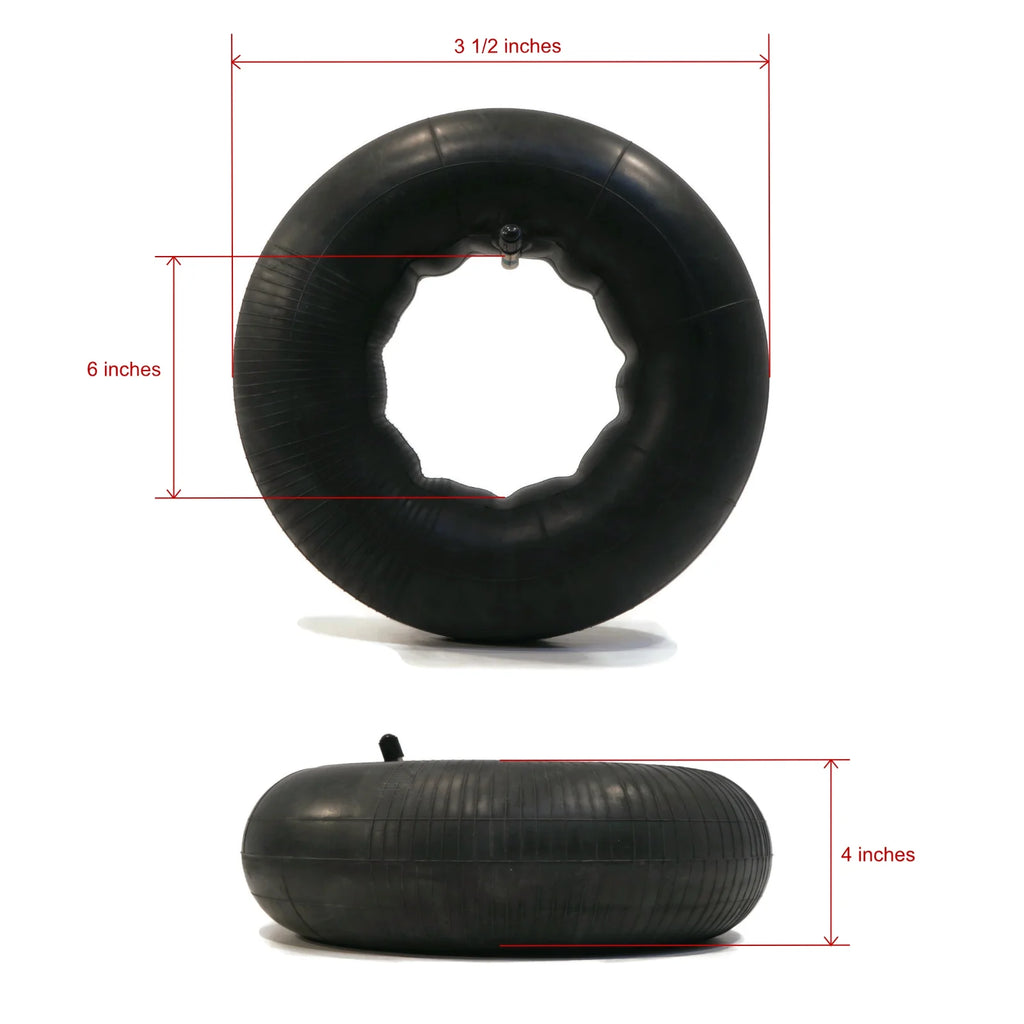 (2) Tire Inner Tubes 4.00x6 TR13 Straight Valve Stem S8705