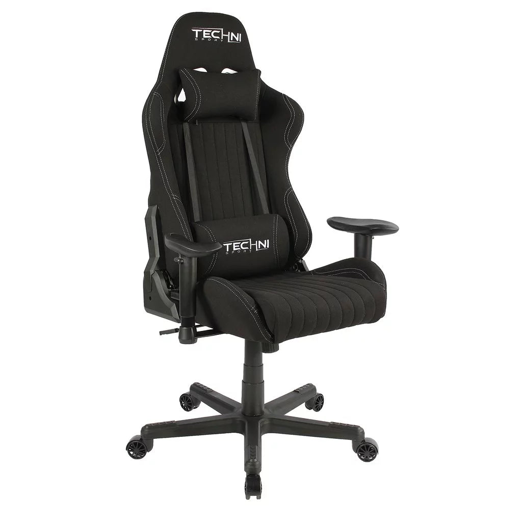 Black Ergonomic High Back Fabric Gaming Chair Z9984