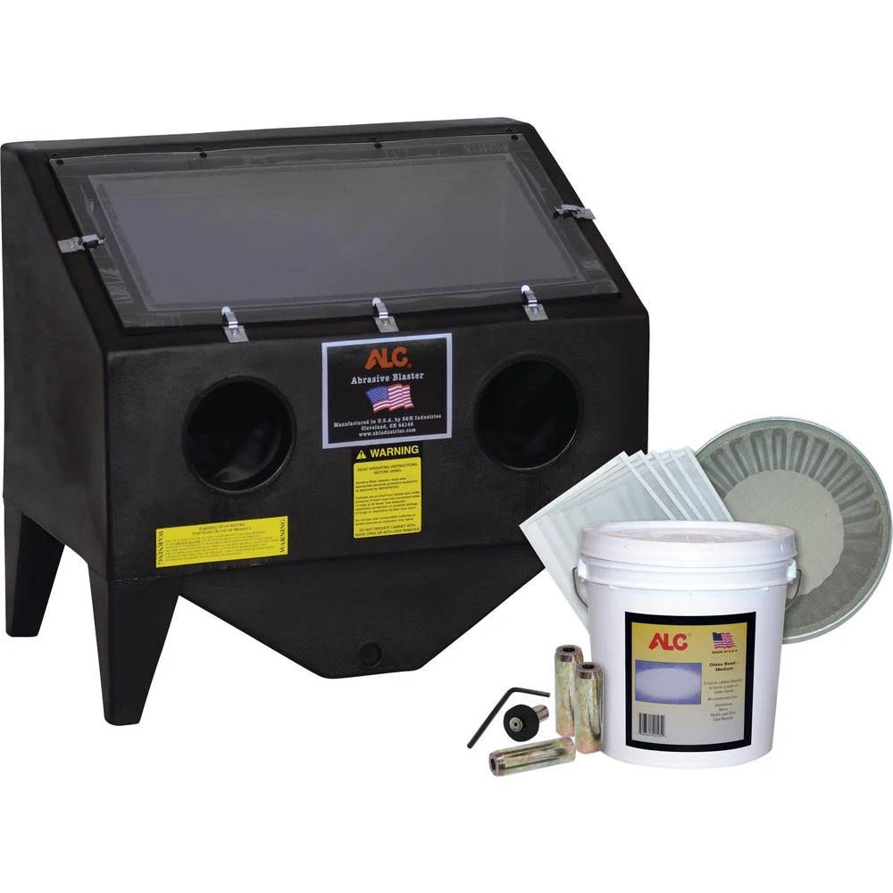 Bench Top Abrasive Blaster Cabinet with Starter Kit K854