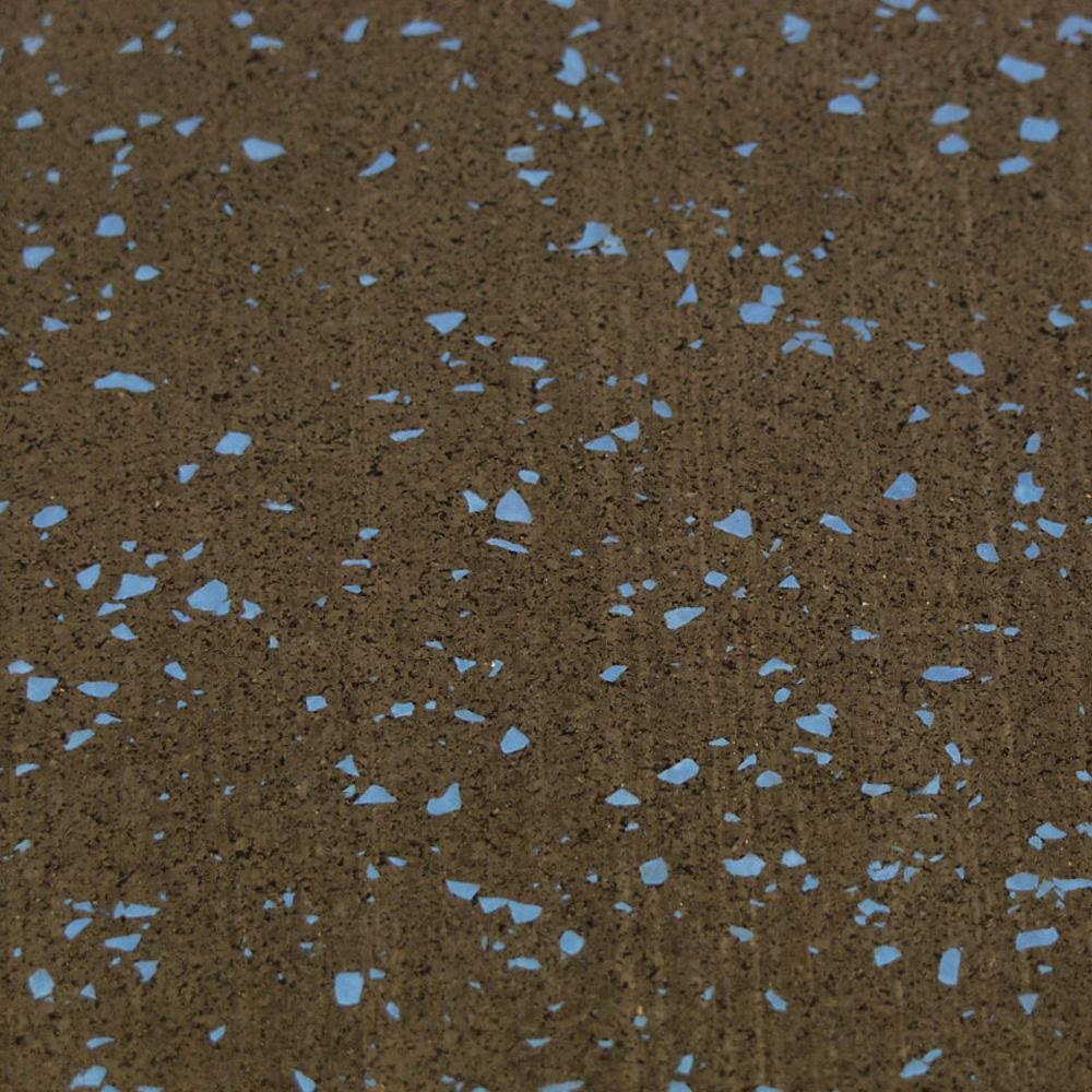 Blue Dot Recycled Rubber Flooring Rolls K75392