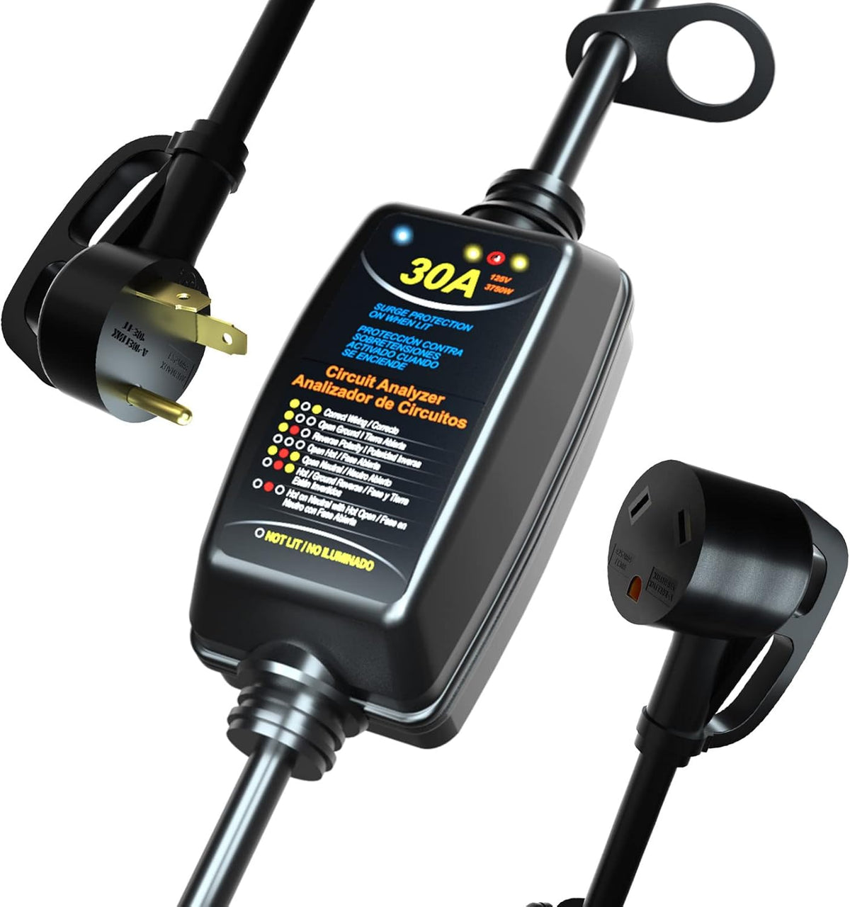 30A Portable RV Surge Protector with Circuit Analyzer R53572