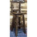 Counter Height Swivel Barstool with Back Q721208