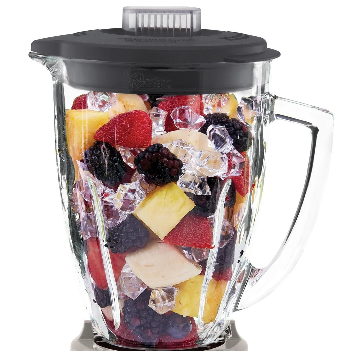 Grey 6 Cup Glass Jar Blender G658