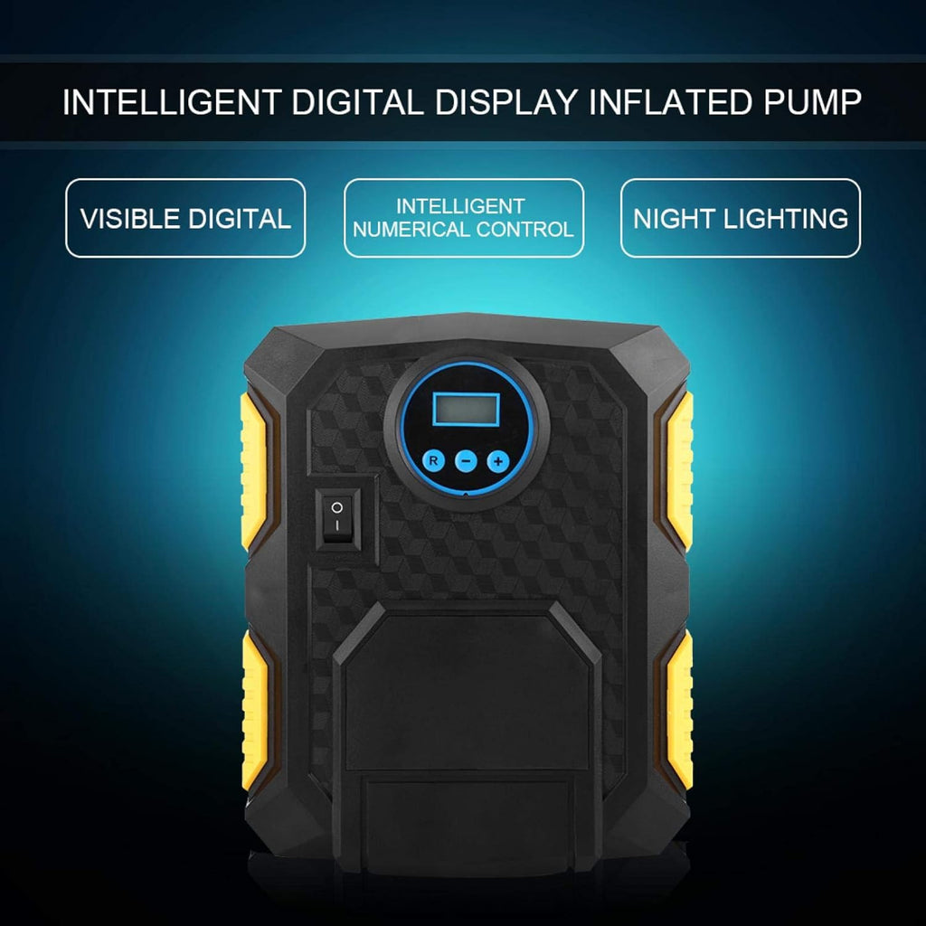 DC 12V Digital Portable Car Tire Inflator Pump 150PSI, Pack of 2 Y65003