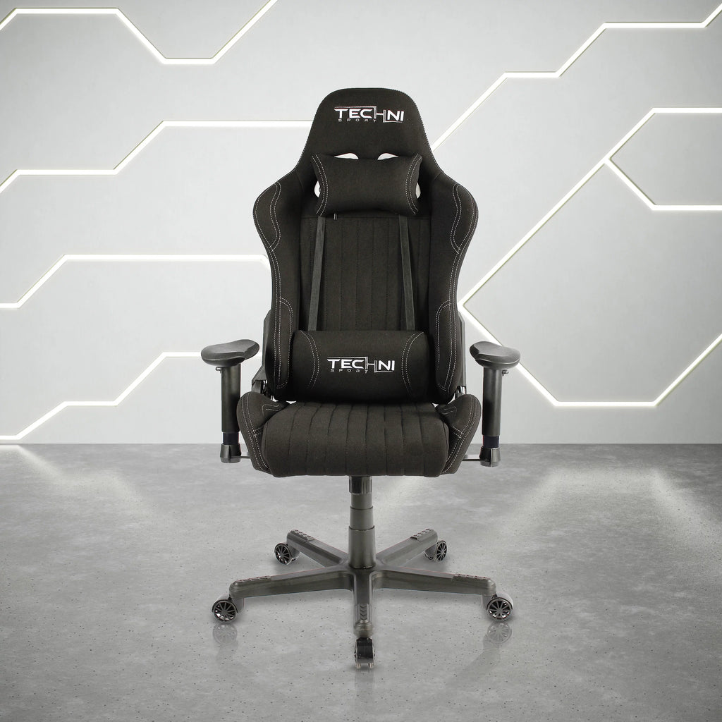 Black Ergonomic High Back Fabric Gaming Chair Z9984