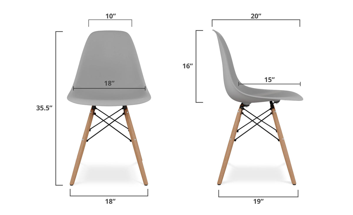 Gray Dining Side Chair B993