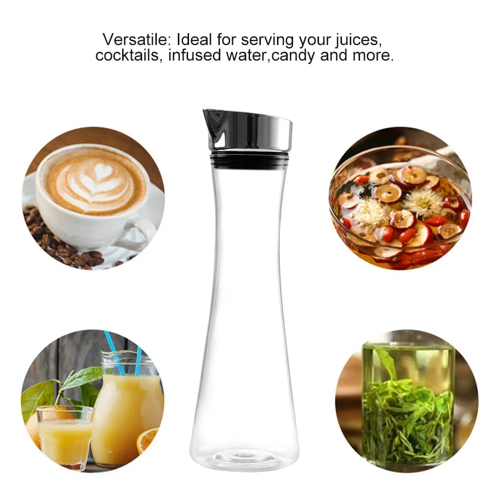 Transparent Juice Bottle 0.8L Acrylic Water Jug F50796