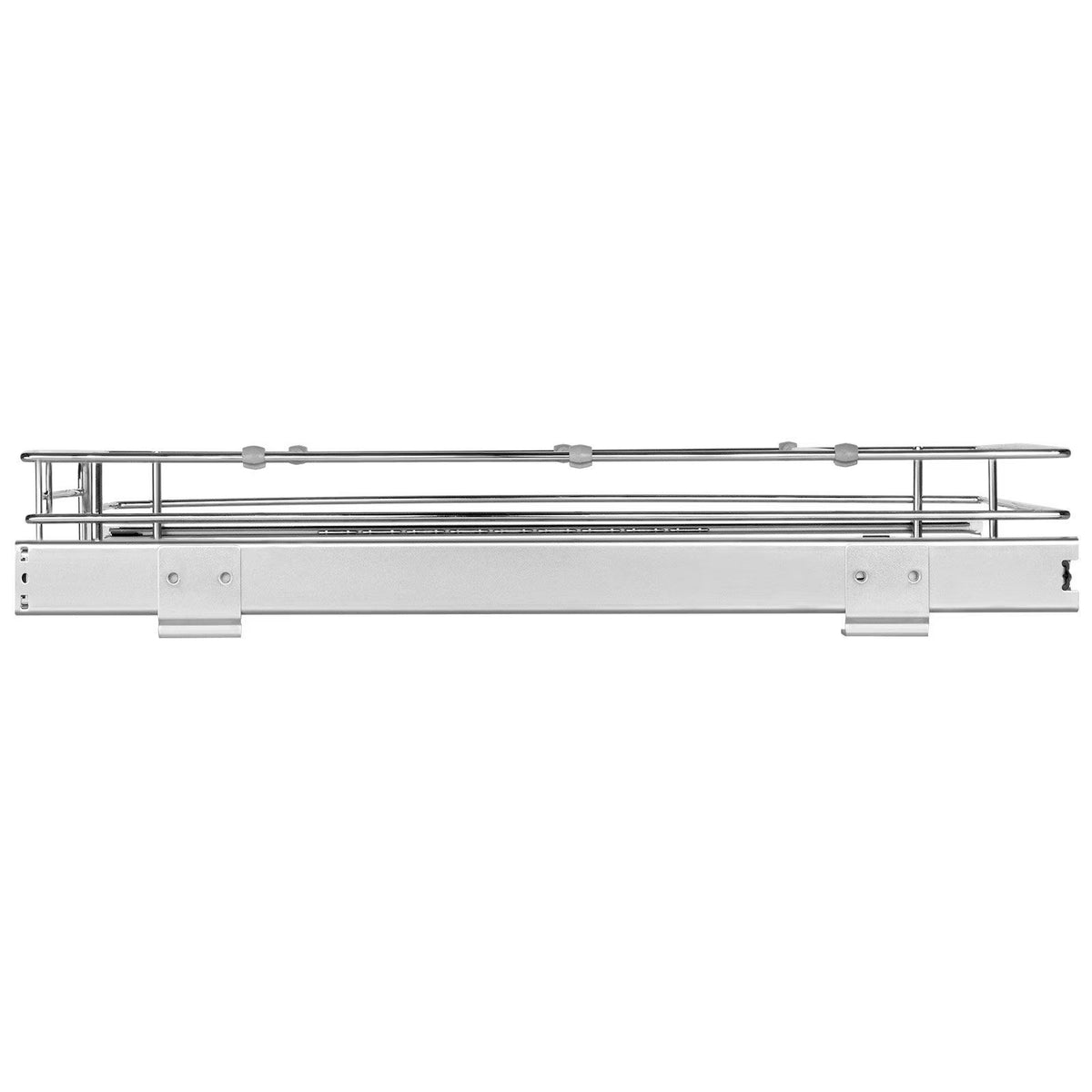 2 Pack Chrome Steel Pull Out Cabinet Organizer E87936