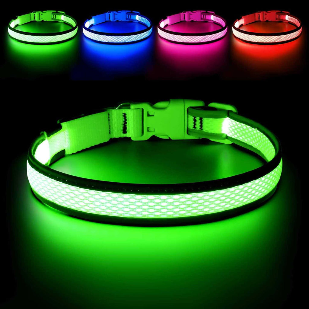 USB Rechargeable LED Dog Collar O1548