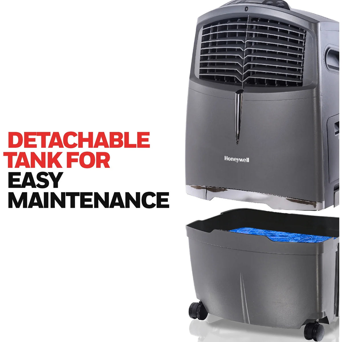 Gray Indoor Evaporative Air Cooler with Remote Control B710