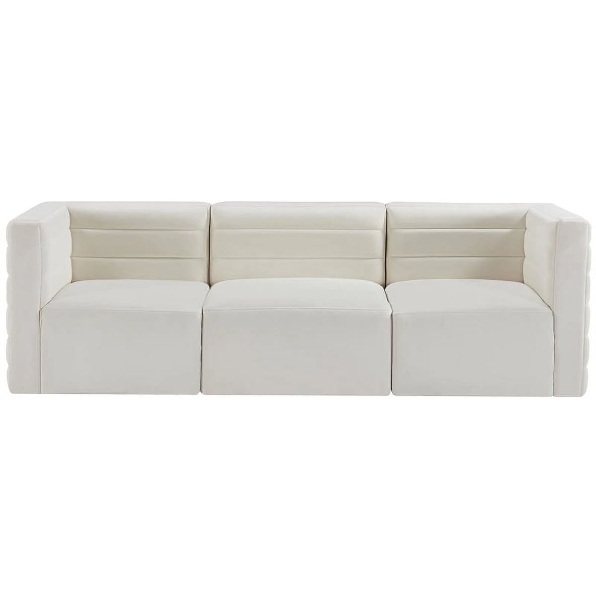 Cream Velvet Modular Sofa D98890