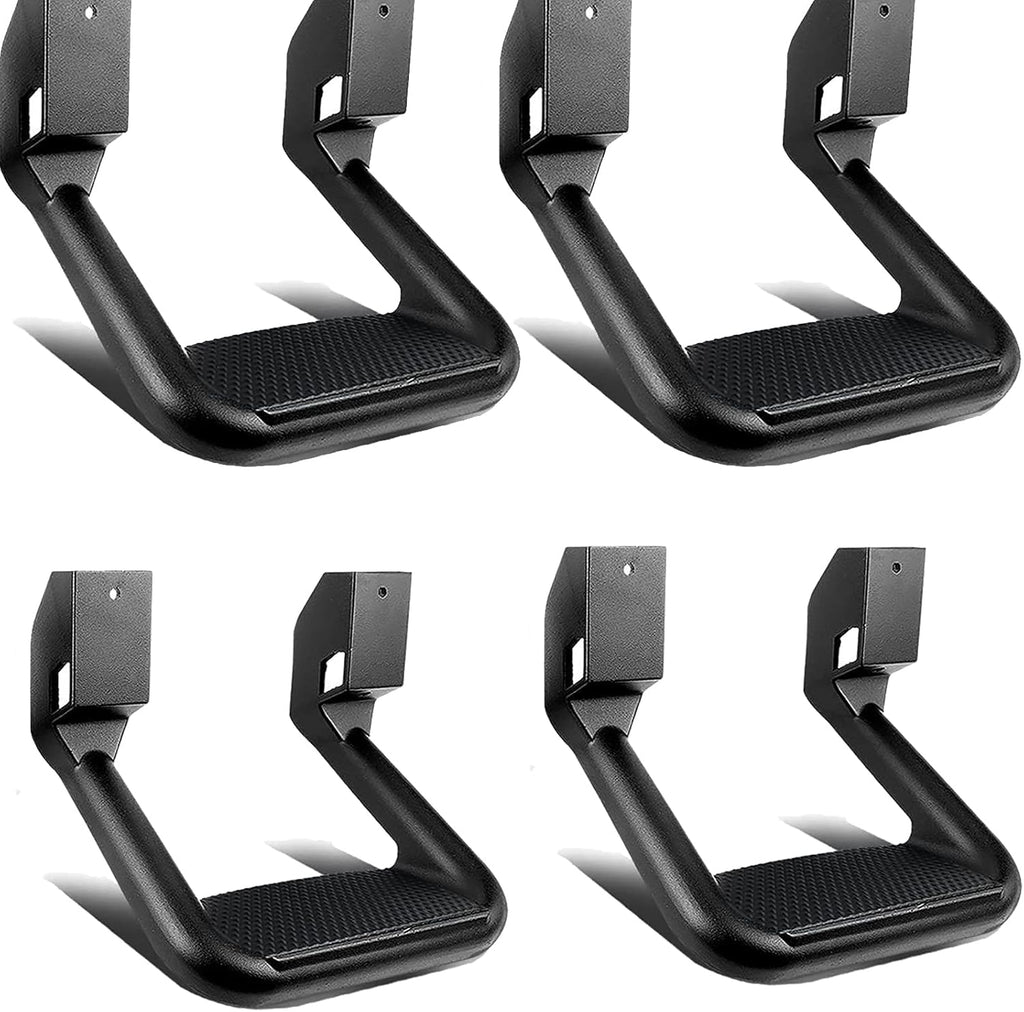 Black Aluminum Side Step for Truck SUV, 2 Piece N8353