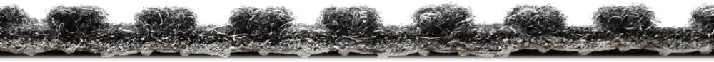 Charcoal Black Ribbed Indoor Outdoor Carpet 6 Feet X 10 Feet H86768