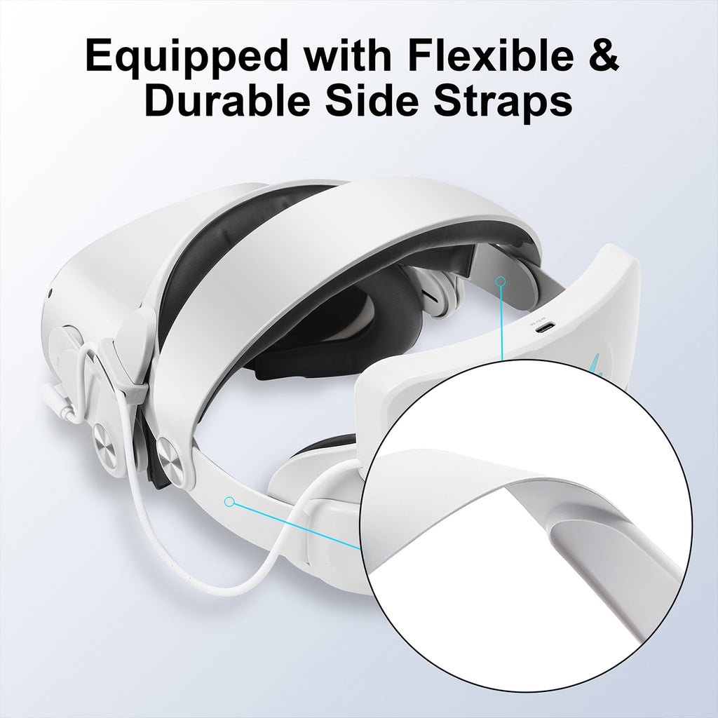 Battery Pack Head Strap Compatible with Quest 2 N8440