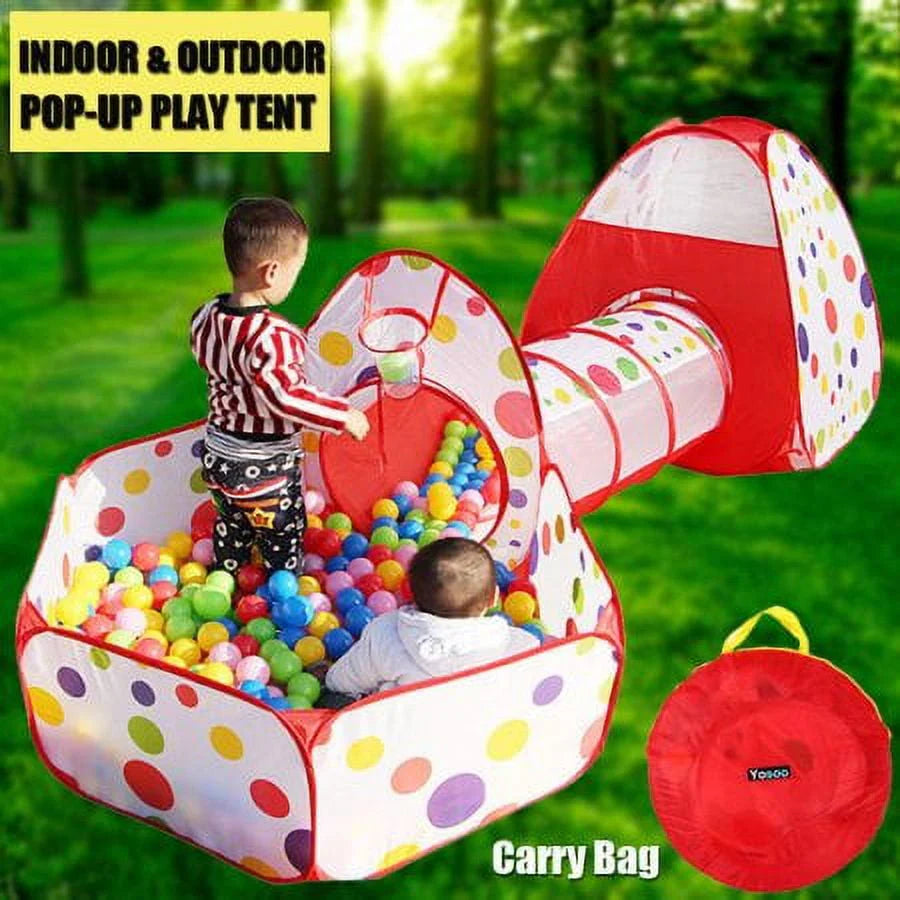 Kids Play Tent with Tunnel and Ball Pit S817