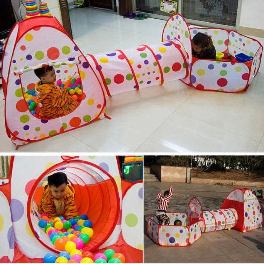 Kids Play Tent with Tunnel and Ball Pit S817