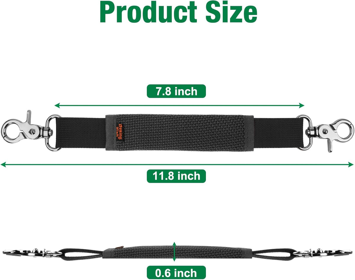 Black Removable Speaker Handle Strap U705646