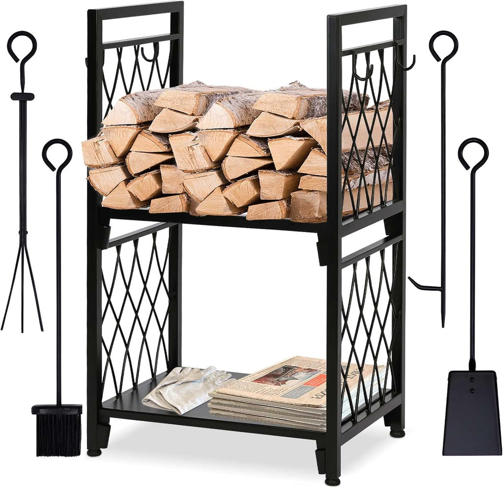 Heavy Duty Steel Firewood Rack Z332008