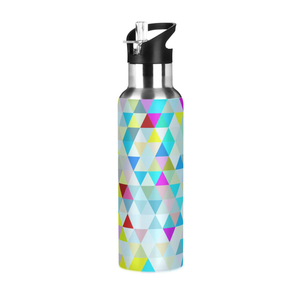 20 oz Insulated Stainless Steel Water Bottle with Straw Lid R14148
