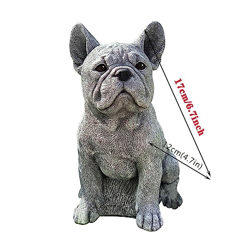 Sitting Dog Resin Statue O61427
