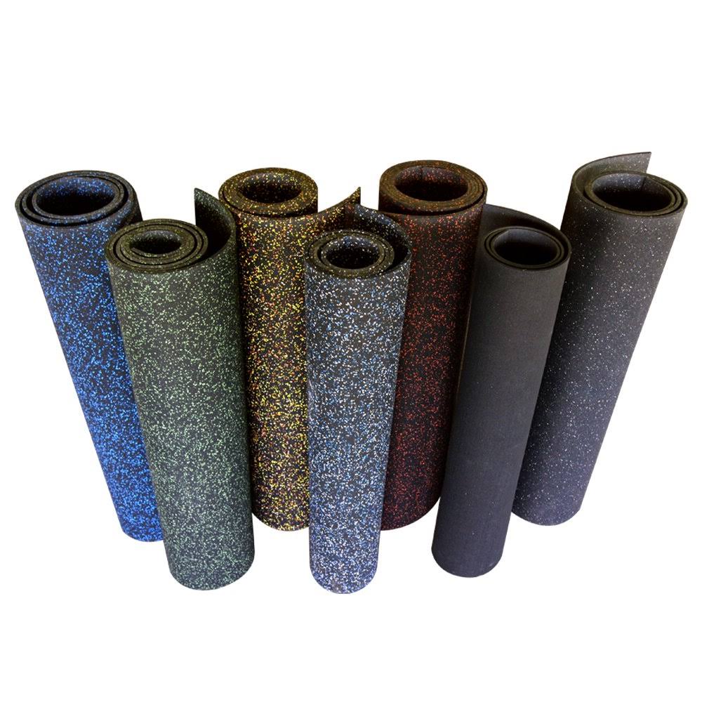 Blue Dot Recycled Rubber Flooring Rolls K75392